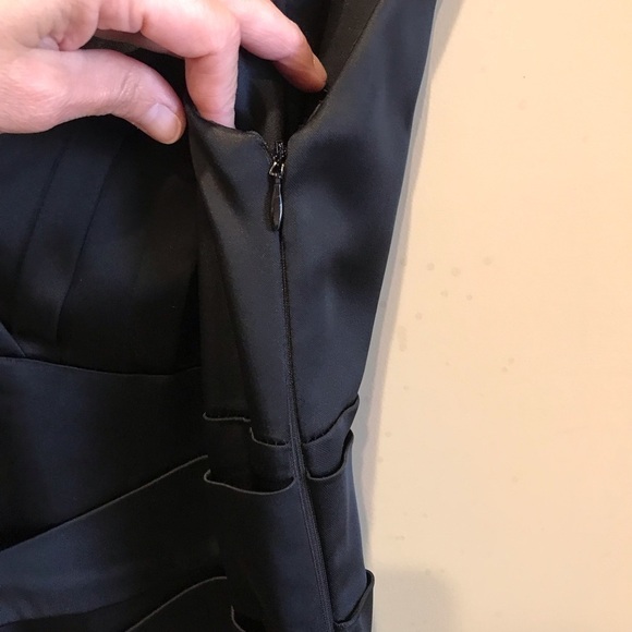 Cache Size 8 Black Cocktail Evening Dress - Picture 3 of 9